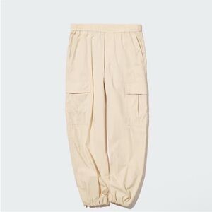 Uniqlo Cream Cargo Pants